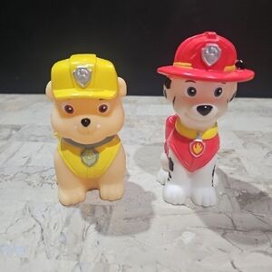 Paw Patrol Mood Night Lights Color‎ Changing Rubble & Marshall Working
